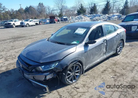 2019 Honda Civic Ex from USA, damaged, VIN JHMFC1F31KX008058